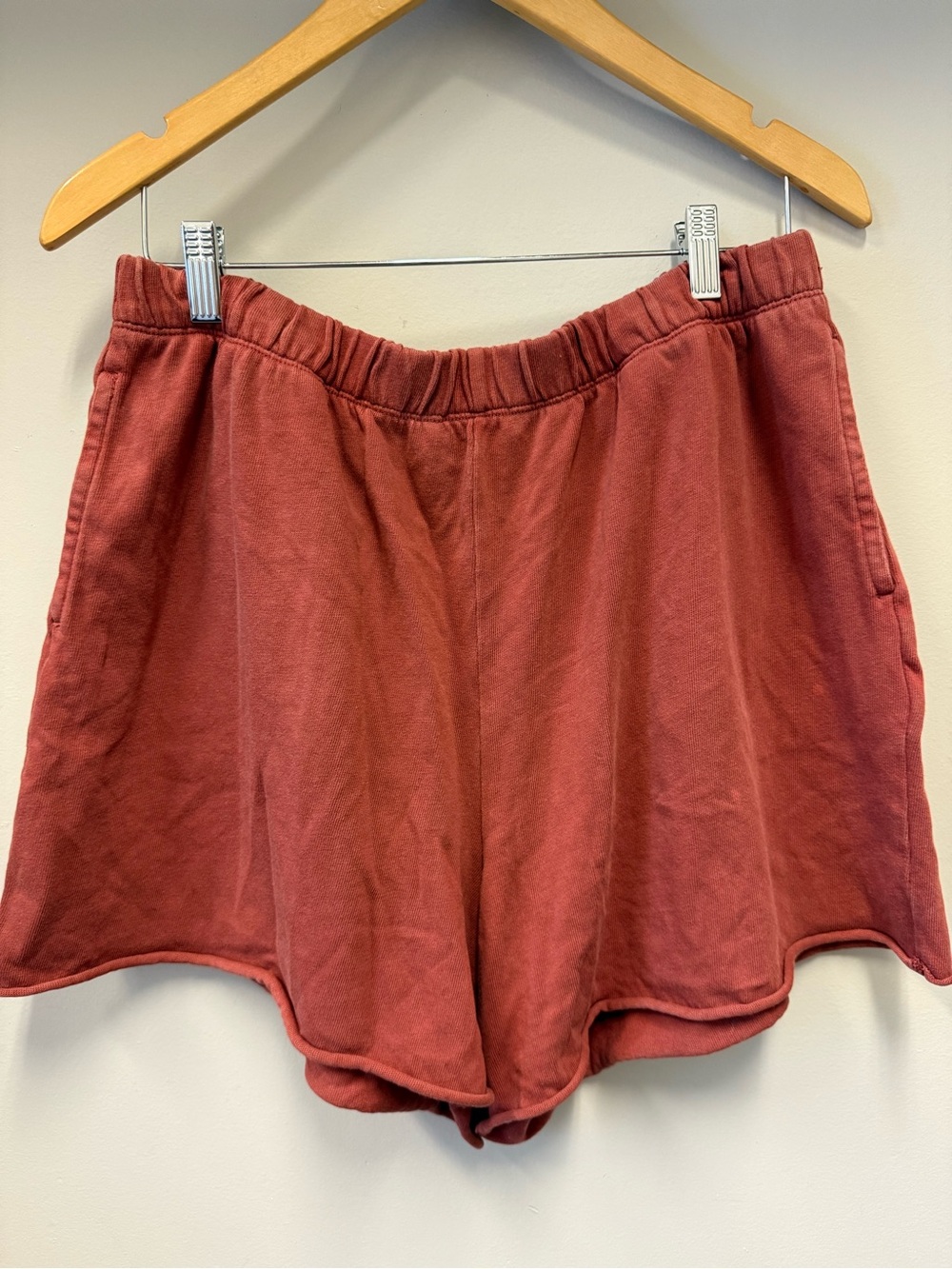 aerie Rust Terry Athletic Shorts